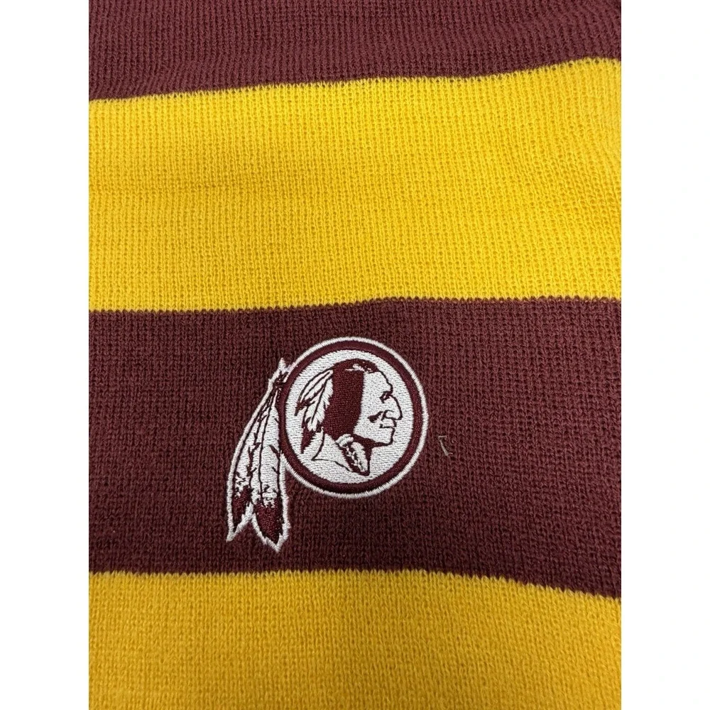 Washington Redskins NFL Knit Scarf Forever Collectibles NWT Burgundy Gold Stripe